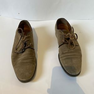 John varvatos men size 9 brown suede/ leather show..